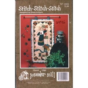 Vintage 1994 From the Powder Mill Stitch-Stitch-Stitch Pattern Diane Arthurs